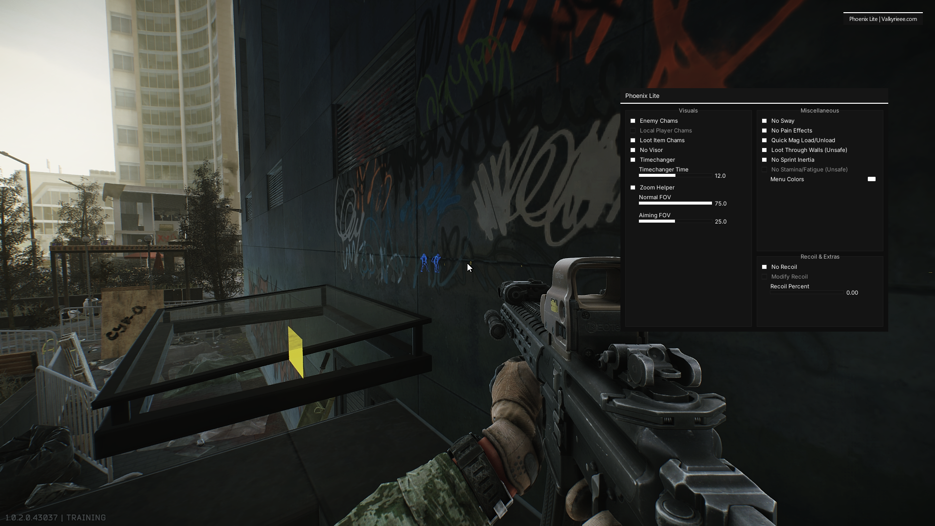 Phoenix Lite EFT Cheat - Legit ESP and Chams